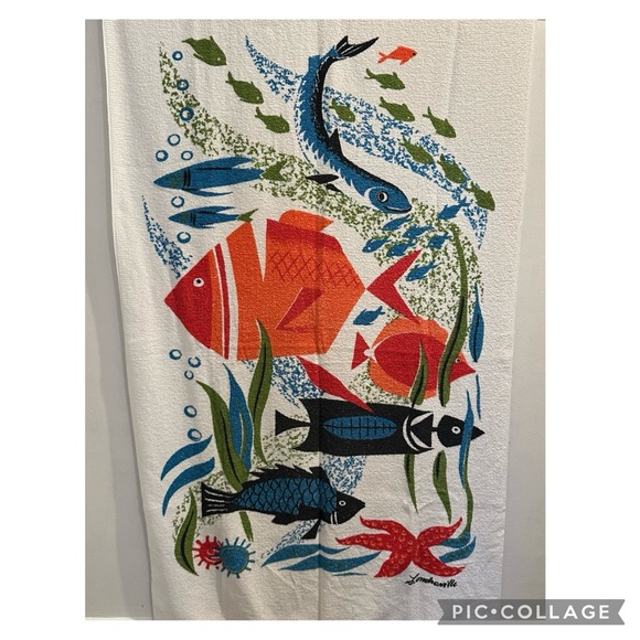 Terry Treasure Other - Vintage Terry Treasure of California Beach Towel